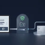 Secure casino withdrawal flow illustration